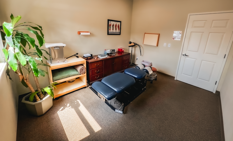 Treatment room at Loveland Chiropractic